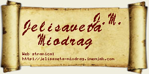 Jelisaveta Miodrag vizit kartica